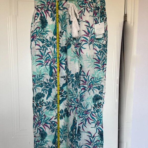Cynthia Rowley Linen Wide-Leg Pants M - Picture 7 of 11